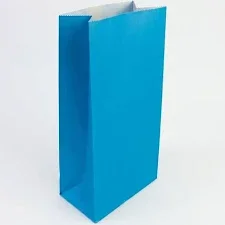 BOLSITA DE PAPEL CELESTE X10
