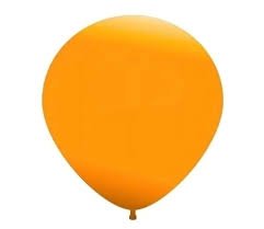 PIÑATA GIGANTE LISA 36´´ NARANJA