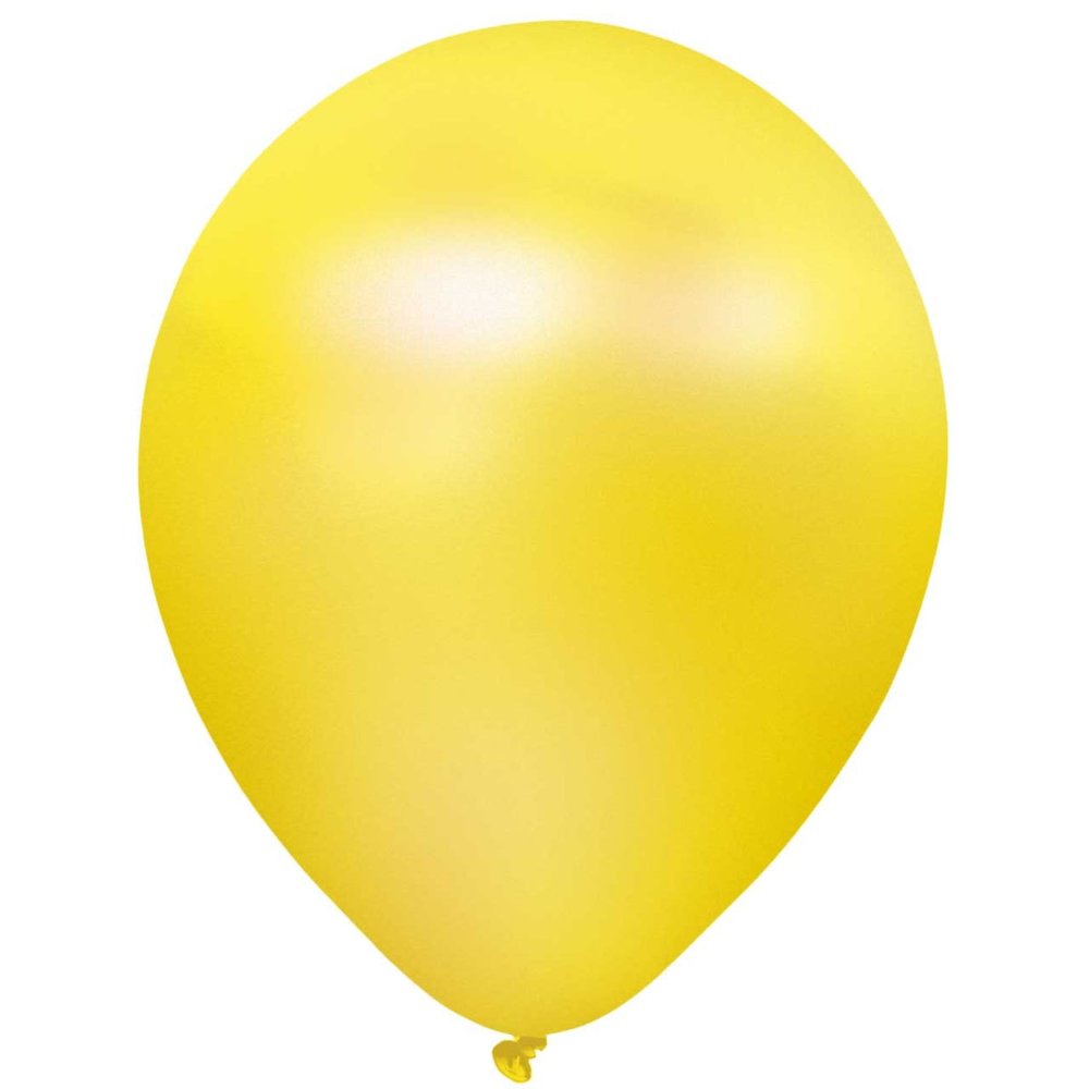 GLOBO PERLADO 12´´ AMARILLO X25