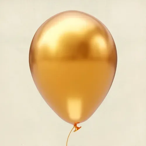 GLOBO PERLADO 12´´ DORADO X25