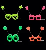 ANTEOJOS FLUO CON ANTENAS RESORTE X4