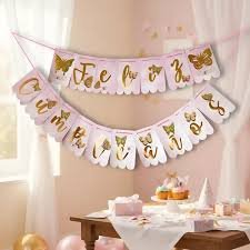 BANDERIN MARIPOSAS CON STAMPING