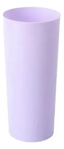 VASO TRAGO LARGO LILA PASTEL X10