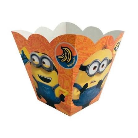 CAJITA POCHOCLERA MINIONS X6
