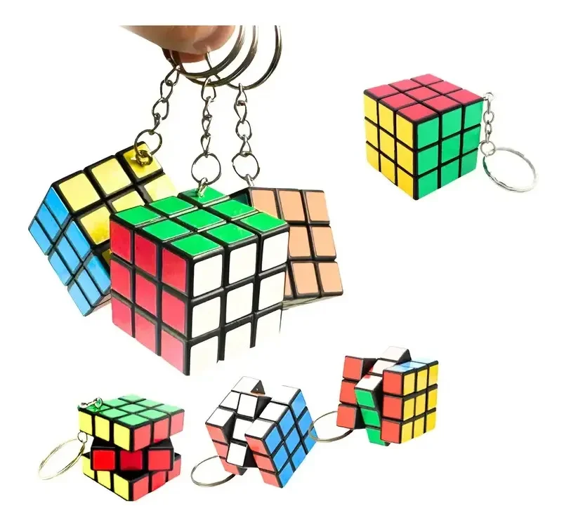 LLAVEROS CUBO RUBIK X1