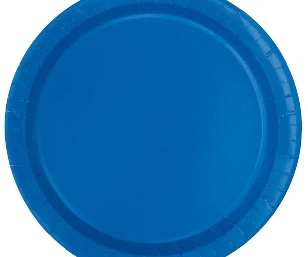 PLATO AZUL 23CM X8