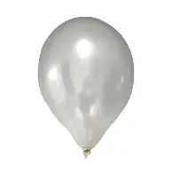 GLOBO PERLADO 12´´ PLATA X25