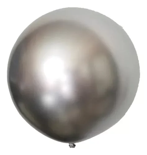 GLOBO CROMO 12´´ PLATA X10