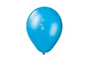 GLOBO PERLADO 12´´ CELESTE X25