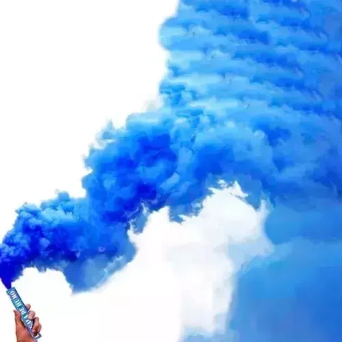 BENGALA DE HUMO X1 AZUL