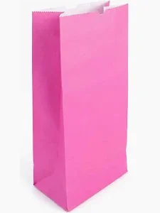 BOLSITA DE PAPEL ROSA X10