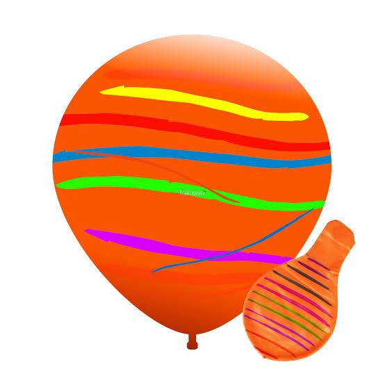 PIÑATA SUPER RAYADA 24´ NARANJA