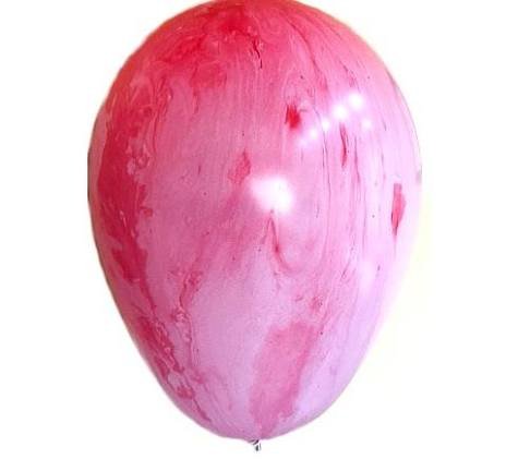 PIÑATA GIGANTE MARMOLADA 36´´ ROJO CON BLANCO