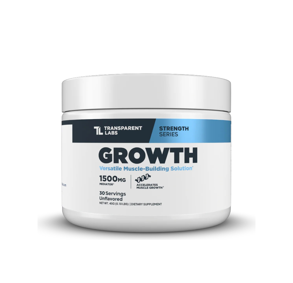MUSCLE BUILDER GROWTH TRANSPARENT LABS 30 SERV