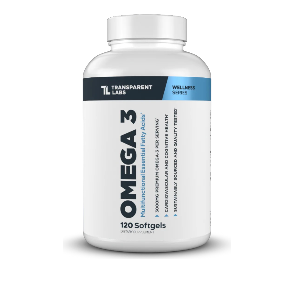 OMEGA 3 TRANSPARENT LABS 120 SOFTGELS