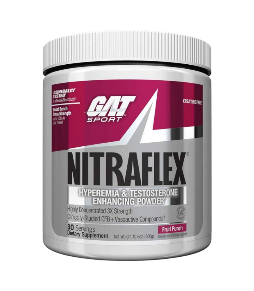 PRE ENTRENO NITRAFLEX GAT SPORT 30 SERV