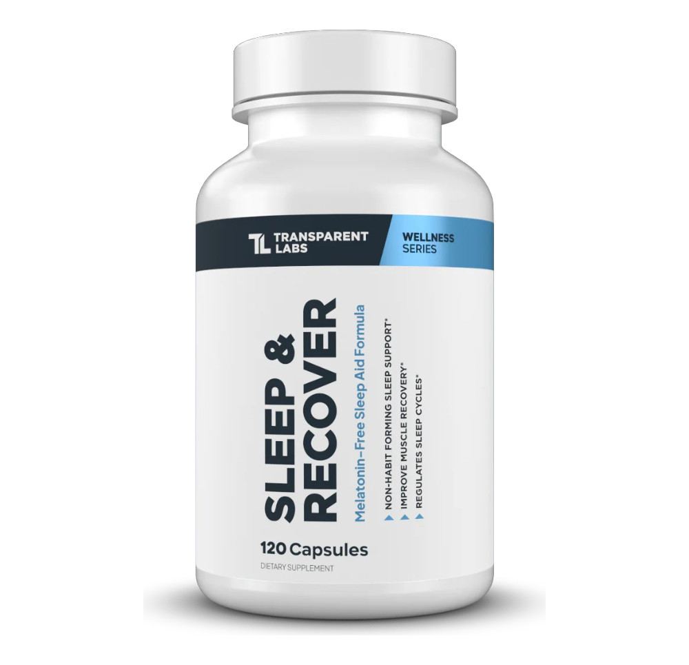 SLEEP AND RECOGER TRANSPARENT LABS 120 CAPS