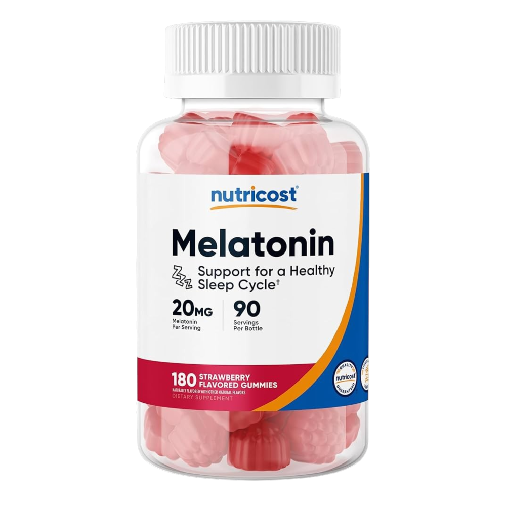 MELATONINA EN GOMITAS NUTRICOST 20MG 180 GUMMIES