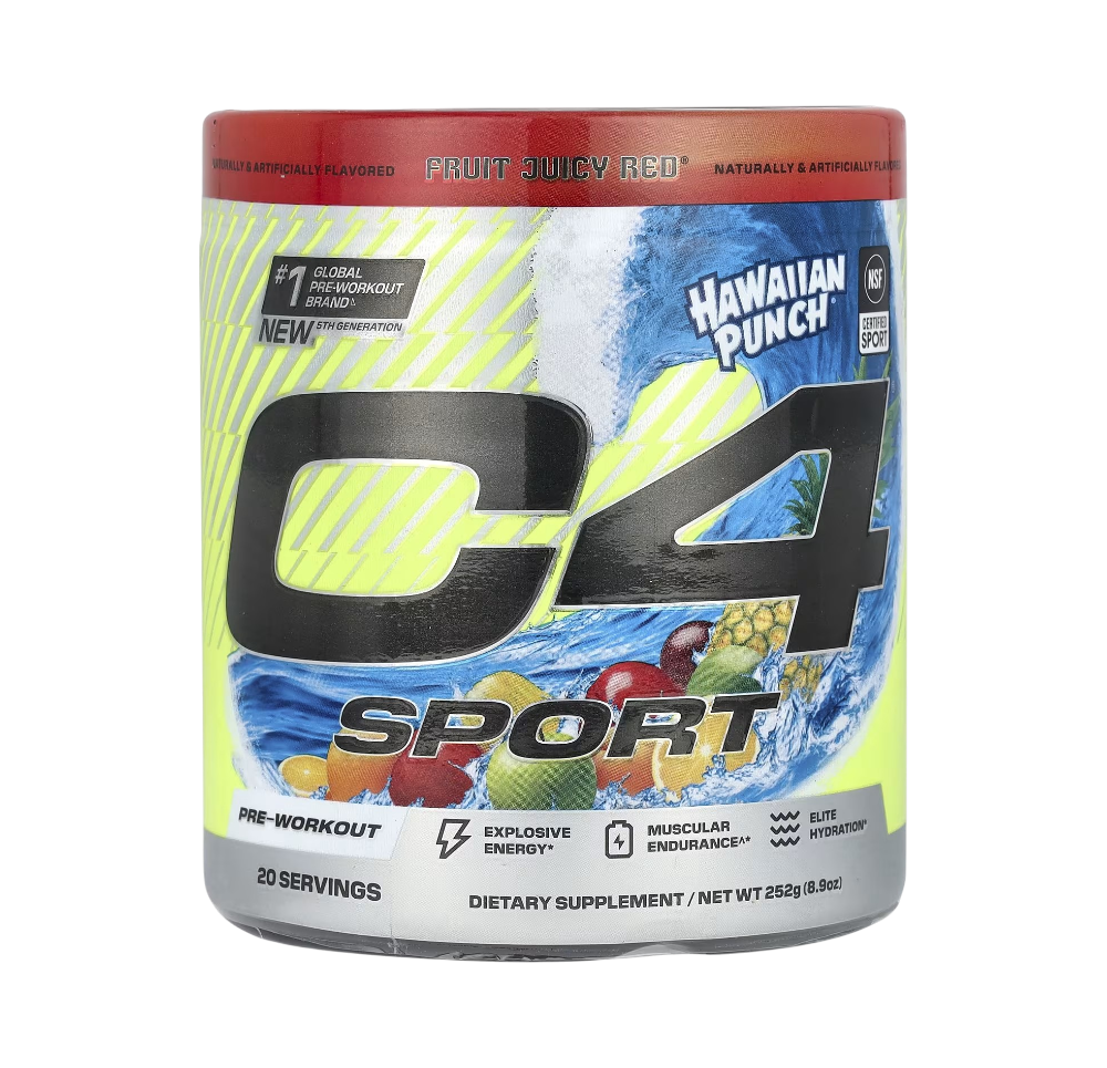PRE ENTRENO C4 SPORT 20 SERV