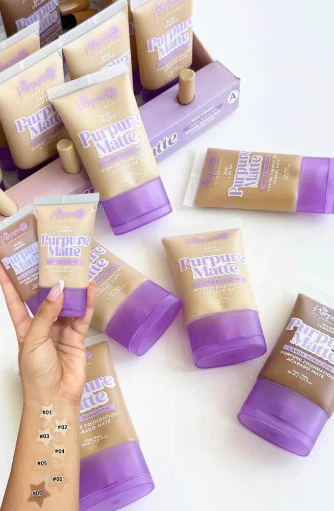 BASE LIQUIDA PEQUEÑA DE PURPURE (MATTE)
