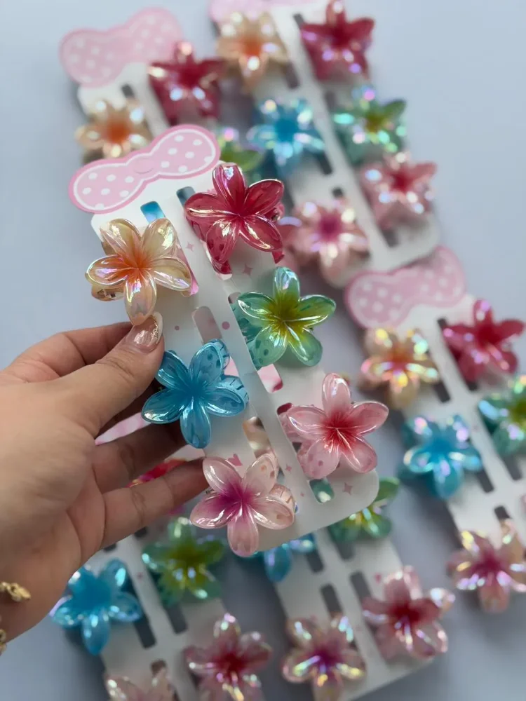 SET X6 DE PINZAS MINI FLOR