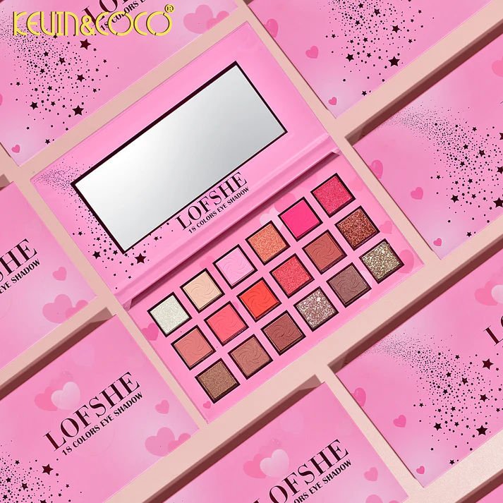 PALETA DE SOMBRAS 18 TONOS LOFSHE