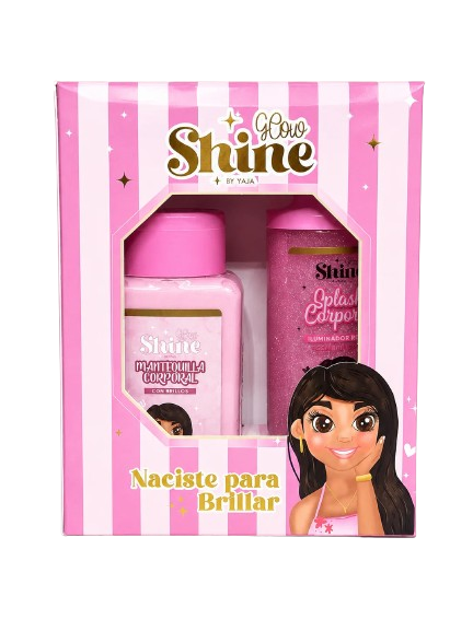Brilli Combo GRANDE ROSADO Splash + Mantequilla Glow Shine By Yaja