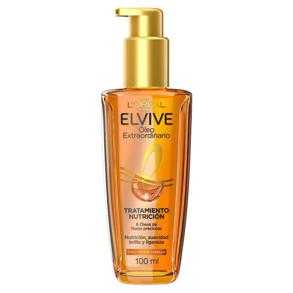 Óleo extraordinario todo tipo de pelo 100ml Elvive