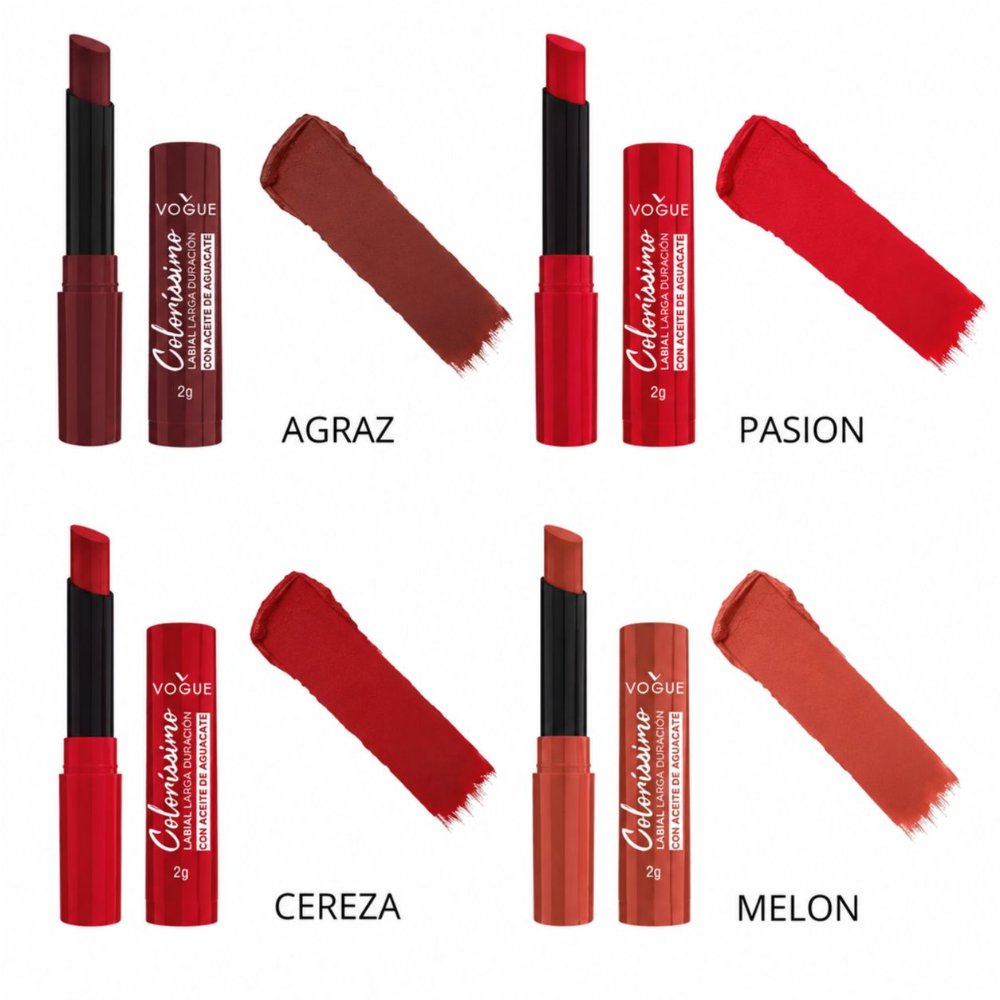Labial Colorissimo Barra Larga Duración
