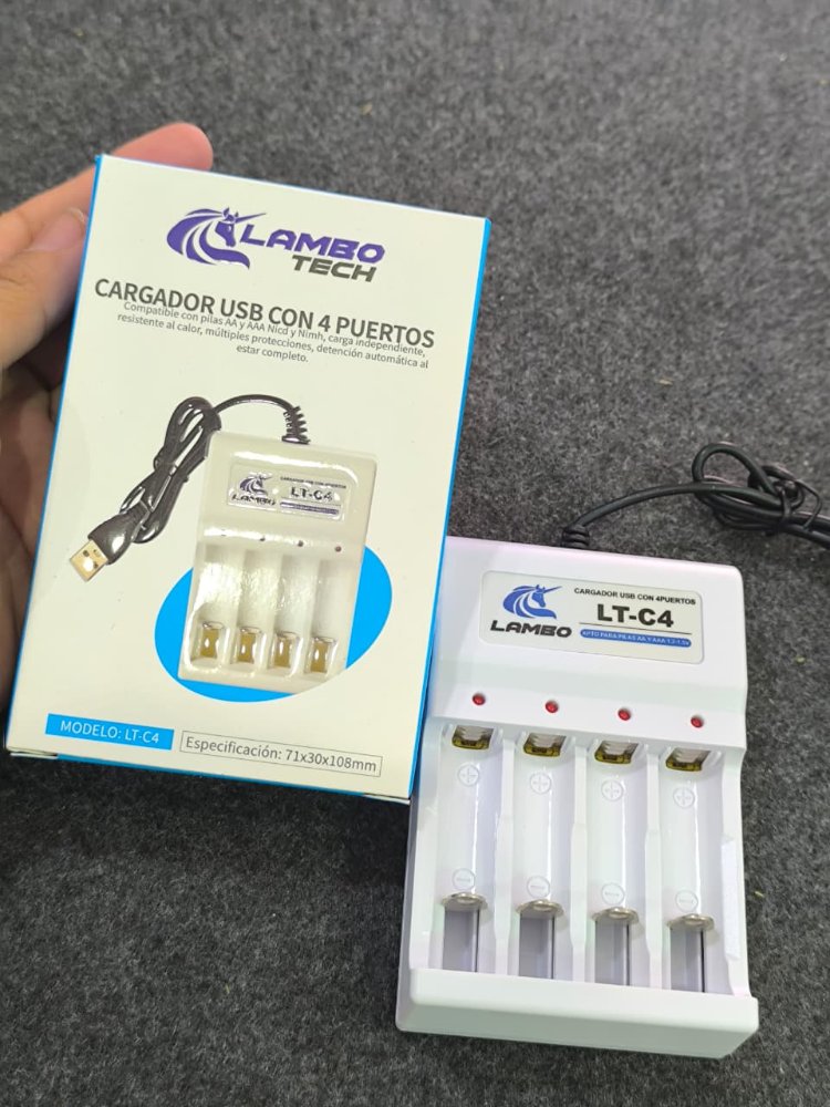 Cargador de pila usb