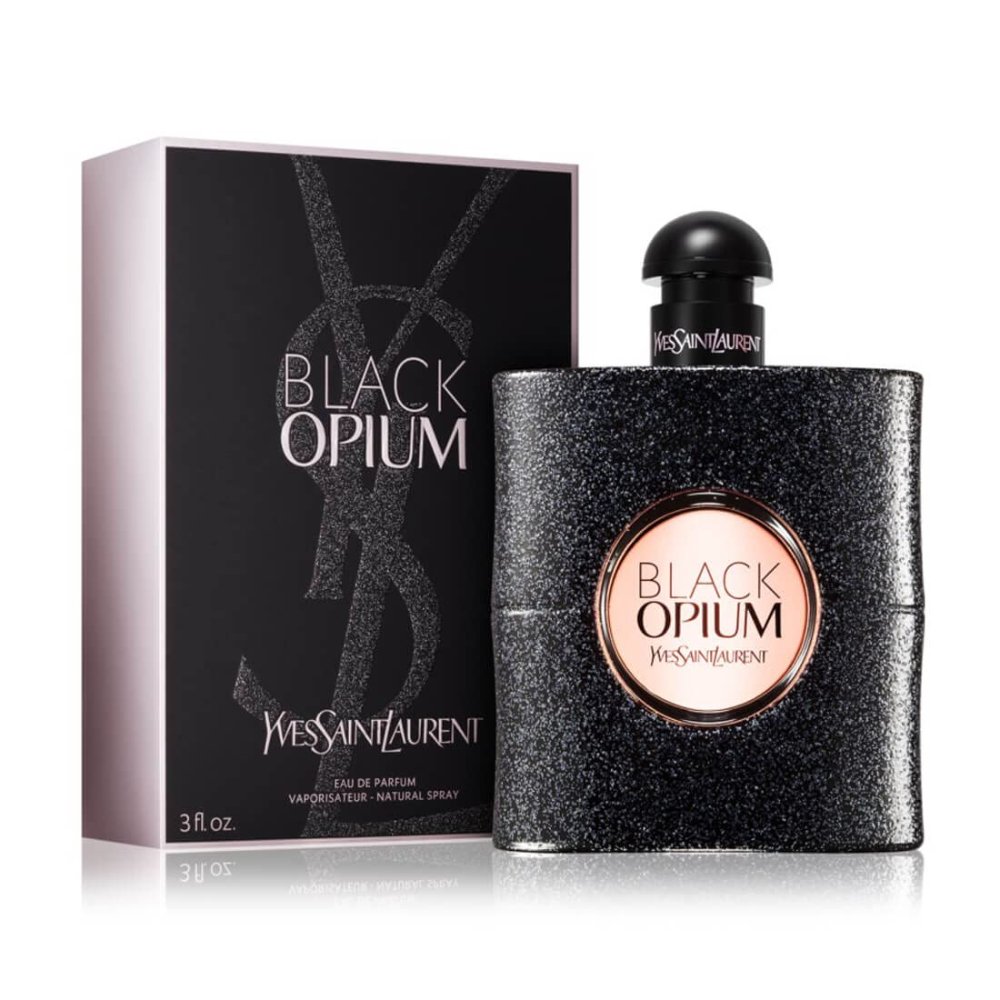 BLACK OPIUM EAU DE PARFUM para mujer, 3 onzas
