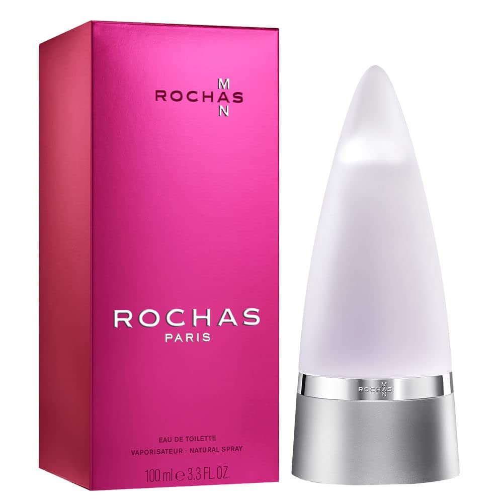 Rochas MAN Eau de Toilette para hombre, 3.3 Fl Oz