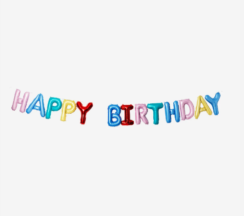 Globos de Foil Happy Birthday