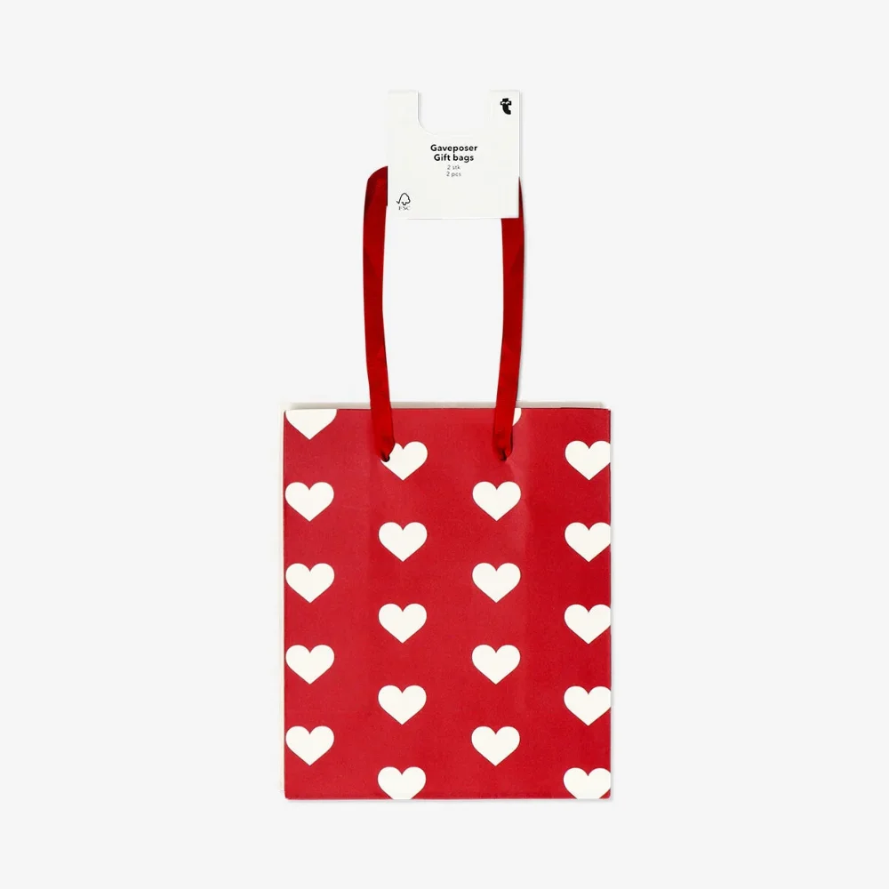 Bolsas Roja de Mini Corazones