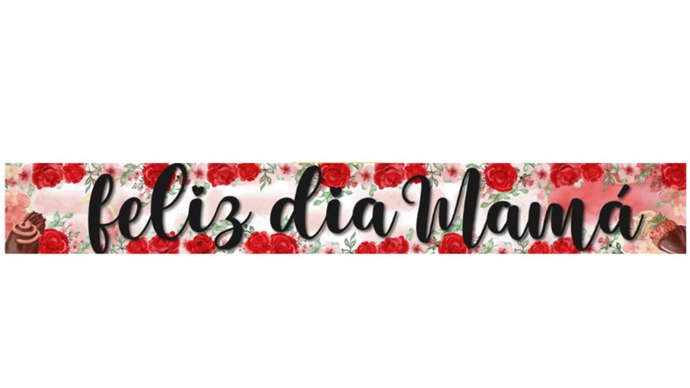 Banner Letrero Feliz Dia Mama