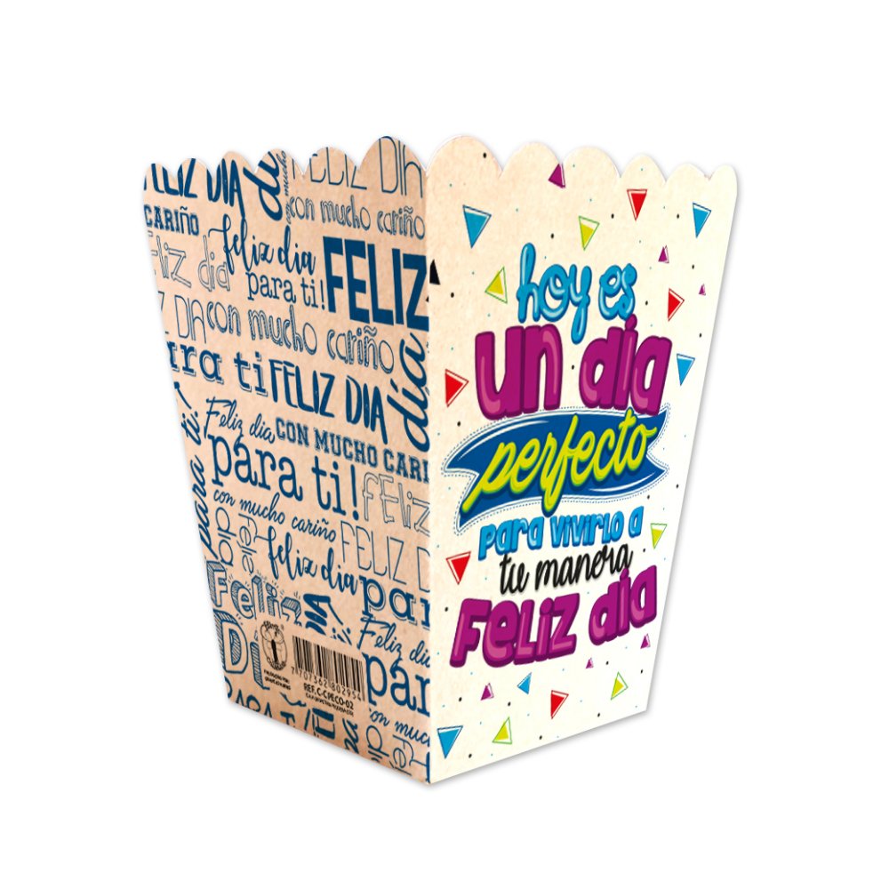 Caja Crispetera Estampada