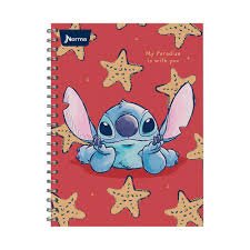 Cuaderno Argollado Grande 80 Hojas Stitch