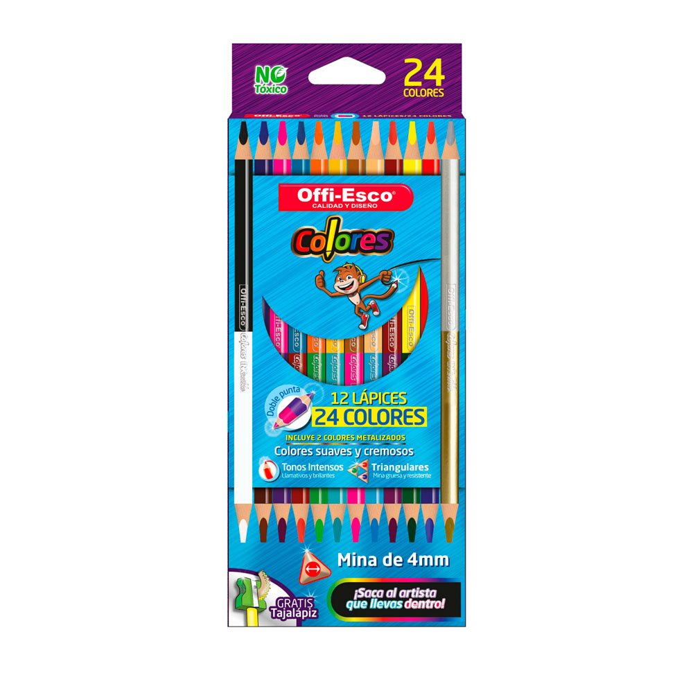 Colores Offi-Esco x24 Triangular