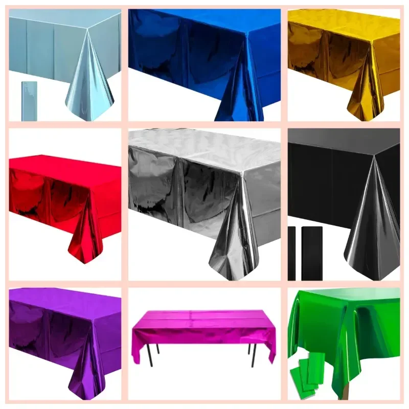 MANTEL METALIZADO UNICOLOR
