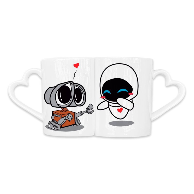 Juego de tazas personalizadas para parejas