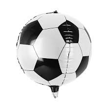 Globo Metalizado Esfera Balón De Fútbol
