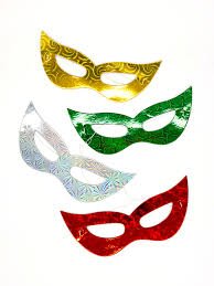 Antifaz Colores Metalizados