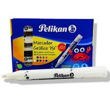 Marcador Gráfico Pelikan 751 Blanco