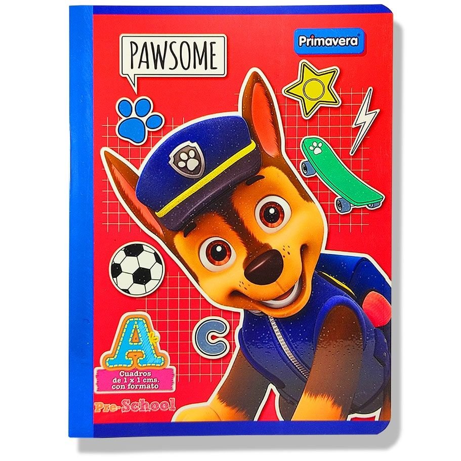 Cuaderno  de 1x1 con formato