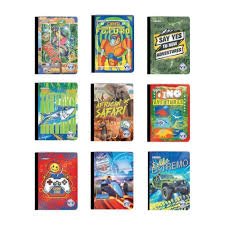 Cuaderno 100 hojas cosido  striker