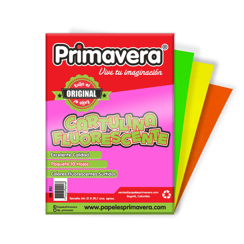 Cartulina calipso por unidad