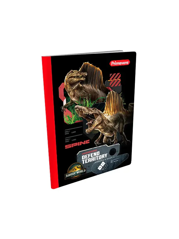 Cuaderno Cosido Primavera Jurassic 50 hojas Cuadros