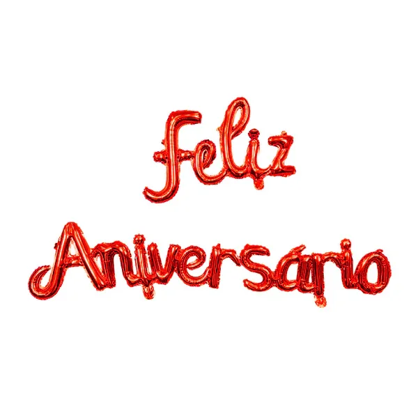 Letrero Inflable Feliz Aniversario Cursivo