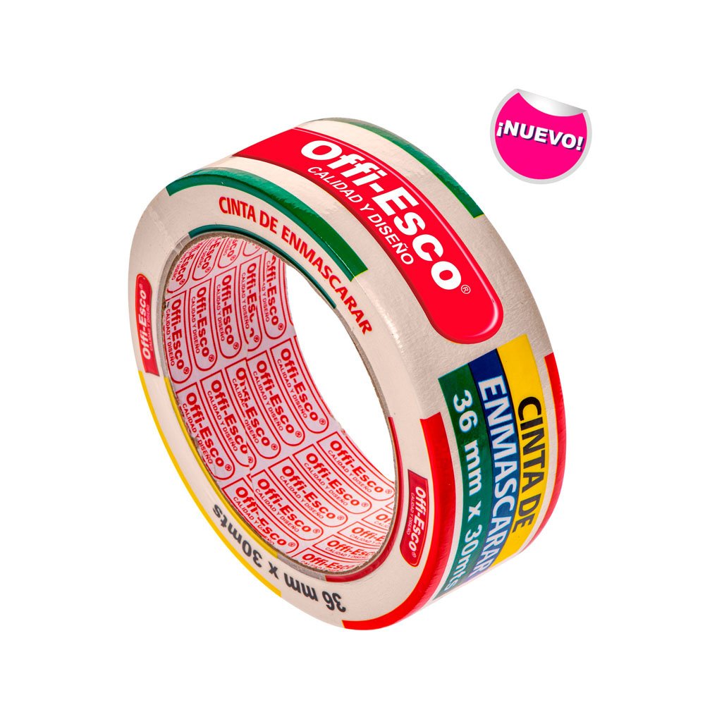 Cinta de enmascarar 36 mm x 30 mts