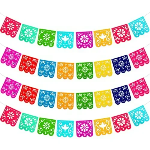 Banderin de Tela Neon